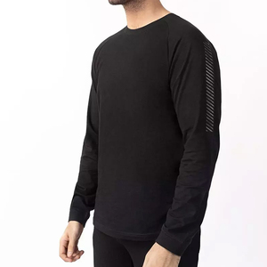 เสื้อยืดออกกำลังกายสำหรับผู้ชายคอกลมผ้าคอตตอน100% แห้งเร็วระบายอากาศได้ดีพิมพ์โลโก้ได้ตามต้องการสำหรับฤดูร้อน - Product Image 4