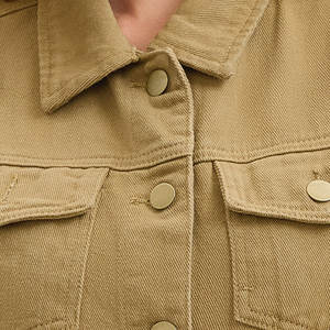 Chaleco Vaquero de Talla Grande Personalizable con Logotipo para Mujer, Diseño Clásico de Invierno, Chaleco Vaquero con Logotipo Personalizado con Estampado para Mujer - Product Image 5