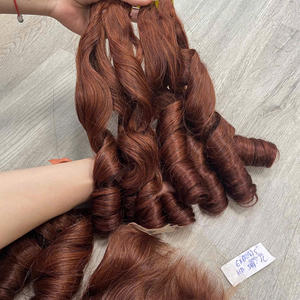 Prix de gros usine Fournisseurs de cheveux humains Cheveux bruts bouclés et rebondissants à la vapeur Toutes longueurs - Product Image 1