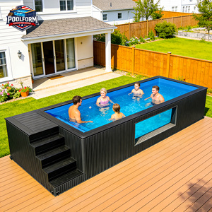 <b>Small</b> Size Portable Family Swimming Pool Above Ground for Compact Backyard prefabricated swimming pool - Product Image 2