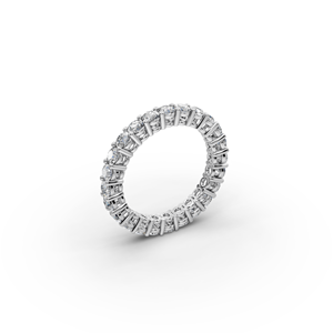 Anillo de Eternidad con Diamante Cultivado en Laboratorio de 2.00 Ct, Corte Baguette, Claridad VS1, Corte Excelente, Color D, Colección Elegante para Bodas - Product Image 6