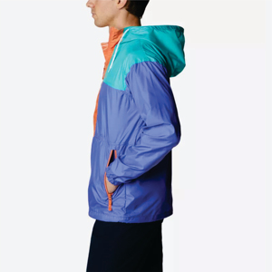 Custom Men Parka Trench Coat Plus Size Hoodie Windbreaker Double Zip Men's Hoodie Waterproof Jacket - Product Image 2