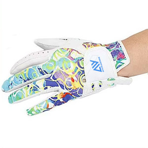 ถุงมือกอล์ฟสำหรับผู้ชายคุณภาพสูง พิมพ์โลโก้ตามสั่ง สำหรับมือขวา หนังแท้ สวมใส่สบาย กันลม น้ำหนักเบา กันลื่น - Product Image 3