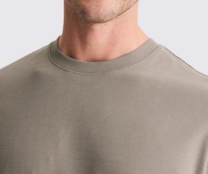 Camiseta Personalizada de Alta Calidad para Hombre, Cuello Redondo, 100% Algodón, Hombros Caídos, Estilo Lujoso, Unisex, con Logotipo Personalizado, Corte Cuadrado - Product Image 3