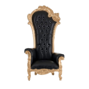 Chaises de trône Chaises de trône de luxe royal de style antique avec dossier haut pour la fabrication de meubles de mariage en Indonésie - Product Image 1