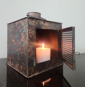 Premium Vintage métal lanterne à la main extérieur décoratif pilier bougeoir haute qualité maison fête raisonnable décor de noël - Product Image 5