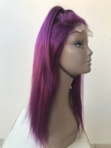 Visón brasileño recto Remy virgen Cierre de cabello transparente HD Peluca de encaje de color ondulado cutícula alineada al por mayor - Product Image 3