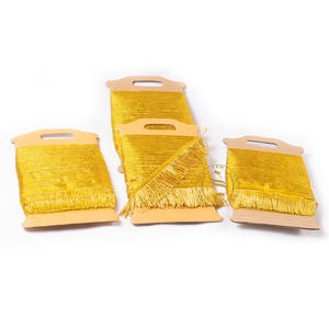 Gold Bullion Fringe Tassels Customized Vestment Gold Fringe Wholesale Gold Bullion Wire Fringe - Product Image 3