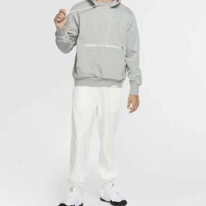 Vente directe d'usine, prix bas, sweat-shirt à capuche uni pour homme, fermeture éclair, imperméable, respirant, hiver, polyester/coton brodé - Product Image 4