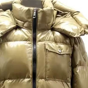 Veste en duvet d'extérieur personnalisée, manteau bouffant chaud et coupe-vent pour le camping et la randonnée d'hiver - Product Image 5