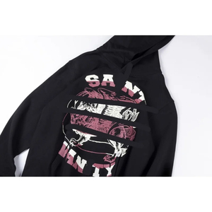 Alta calidad al por mayor Saint Vanity 100% algodón Simple Popular Casual Oversize hombres y mujeres Sudadera con capucha - Product Image 2