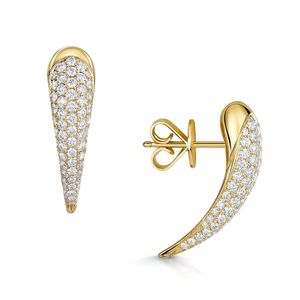 Premium Quality Round Lab Grown Diamond Stud <b>Earring</b> With 16k Rose Gold Plated IGI Certified Casual Wear American Diamond - Product Image 3