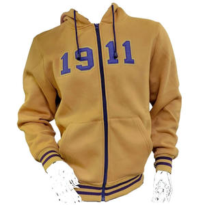 Sweat-shirts à capuche zippés d'hiver pour hommes, sororité Sigma, fraternité Theta, 100% coton, anti-boulochage, avec poche, haute qualité, personnalisables, vente en gros, pour femmes - Product Image 1