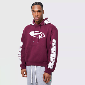 OEM <b>Free</b> Sample Men Hoodies100%Cotton Blank Heavy <b>Weight</b> Puff Print Oversize Pullover Puff Printing Hoodies - Product Image 1
