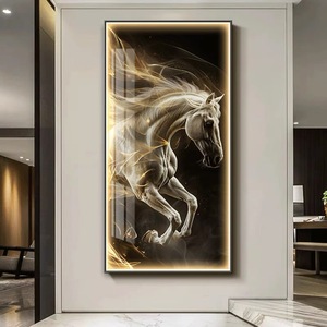 Modern kristal fotoğraf çerçevesi at duvar sanatı çerçeve oturma odası otel dekor için - Product Image 3