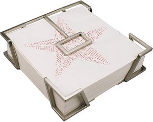 Nouveau porte-serviettes en métal très exigeant fantaisie porte-mouchoir fait à la main élégant classique indien dessus de Table porte-serviettes en métal - Product Image 1