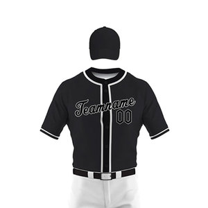 Vêtements de sport quantité minimale de commande bas confortable à porter uniforme de baseball taille personnalisée uniforme de baseball pour la formation - Product Image 5