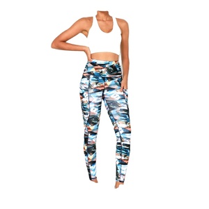 Custom Logo Mid Waist Women Gym Fitness Yoga <b>Leggings</b> Eco Friendly Breathable Anti-Bacterial <b>Knitted</b> Workout <b>Leggings</b> Cheap - Product Image 3