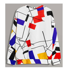 Sweat-shirt pour homme en coton 100% personnalisé, imprimé numériquement, léger, de haute qualité, sublimation - Product Image 2