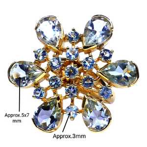 Anillo de Topacio Azul chapado en oro de Plata de Ley 925 - Product Image 6