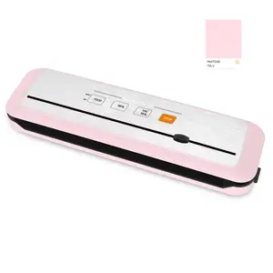 Vacuum Food Sealer 60/80Kpa Preservation Dry/Moist Modes with LED Indicator Light and Built-in Cutter