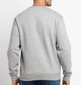 เสื้อสเวตเตอร์สวมหัวแขนยาวแบบลำลองของผู้ชายผ้าฝ้าย100% ขนาดใหญ่พิเศษสำหรับฤดูหนาวมีสามสีออกแบบได้ตามต้องการ - Product Image 2