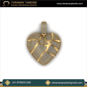 Collar de Joyería Fina para Mujer, Superventas, Plata de Ley 925 Personalizada, Diamante Cultivado en Laboratorio, Dije de Corazón con Cristales, Colgante de Moda para Fiesta - Product Image 2