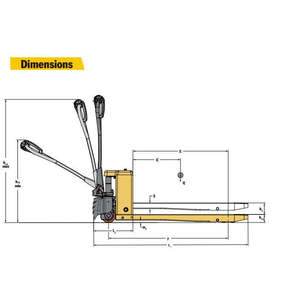 48V Lithium Battery Electric <b>Pallet</b> Truck 2000 kg Capacity Pedestrian Operator <b>Pallet</b> <b>Jack</b> - Product Image 5