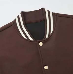 แจ็กเก็ตเบสบอลผ้าคอตตอนปักลายสำหรับผู้ชายเสื้อแจ็กเก็ตแฟชั่นแบบลำลองมีกระดุมสำหรับฤดูหนาว - Product Image 4