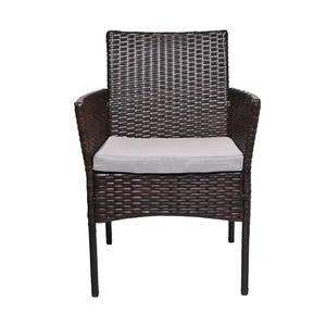 Juego de mesa de comedor al aire libre de diseño moderno hecho a mano, muebles de ratán de Indonesia para uso en la sala de estar - Product Image 3