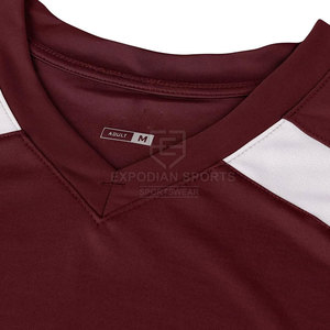 เสื้อซอฟต์บอลผ้าโพลีเอสเตอร์100% แห้งเร็วระบายอากาศได้ดีมีสีและโลโก้ตามสั่งสำหรับชุดกีฬาสำหรับผู้ใหญ่ของผู้ชาย - Product Image 4