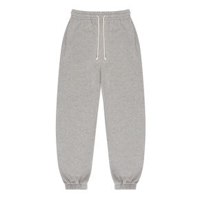 Wholesale <b>Loose</b> <b>Fit</b> Fleece Sweatpants Streetwear Denim <b>Jogger</b> Pants Ribbed Waist Track Pants with Quality Printing - Product Image 1