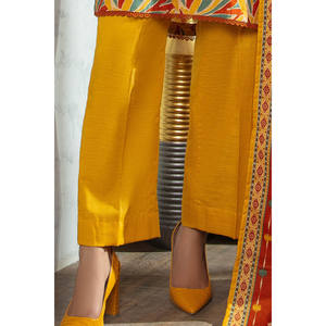 WNS-52098 Conjunto de 3 Piezas de Salwar Kameez Anarkali de Algodón Khaddar con Dupatta para Festivales, Estilo de Vestido Pakistaní e Indio - Product Image 2