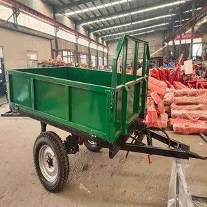 Remolque agrícola Remolque de tractor de volteo hidráulico de 2 ruedas remolque detrás de tractores remolques agrícolas - Product Image 3