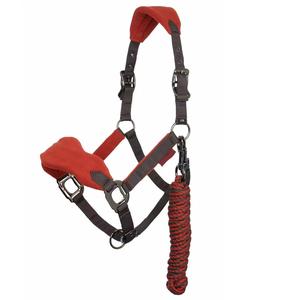 Equilux Handcraft Boutique Competition Ready Horse <b>Halter</b> Professional Durable Equestrian Gear Wool/Nylon/Neoprene - Product Image 2