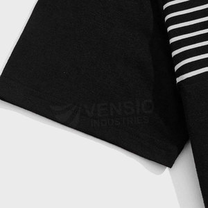 Nouveauté T-shirts à manches courtes pour hommes en coton 100% de haute qualité, doux, confortables, de couleur unie, respirants, à séchage rapide, en vente, personnalisables - Product Image 5