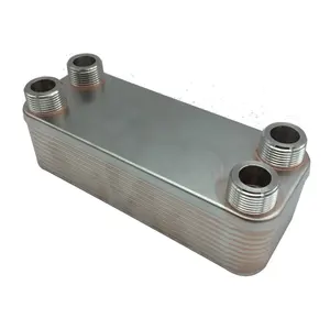 Tipo de placa de aluminio soldado de acero inoxidable cambiador de calor de placa soldado industrial para la industria HAVC