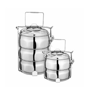 Boîte à lunch isotherme en acier inoxydable à 3 compartiments, style indien, 7x3, pour l'école, modèle 2025, best-seller - Product Image 6