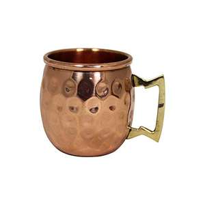 Taza de Cobre Hecha a Mano con Diseño Único de Martillado, Ecológica y de Gran Capacidad para Compradores Ecológicos a Precio de India - Product Image 4