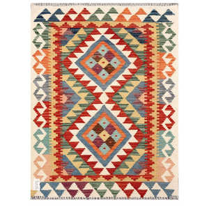 Tapis Imaco Maimana Afghanistan Kilim 109 x 82 cm, produit à suspendre au mur - Product Image 1