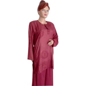 Tela de algodón 100% Om Kurta de alta calidad, precios al por mayor, ropa Lisa personalizada, estilo de artículo antitécnico - Product Image 3