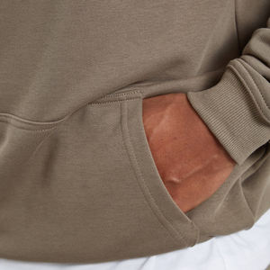 เสื้อฮู้ดดี้ผ้าเฟรนช์เทอร์รี่เนื้อหนา สไตล์สตรีทแวร์ ปักลาย สำหรับผู้ชาย ไซส์ใหญ่  สำหรับงานพิมพ์ลาย - Product Image 4