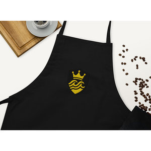 ผ้ากันเปื้อนช่างตัดผมแบบปักลายพรีเมียม หนังแท้ ผ้ายีนส์เรียบง่าย สไตล์ผู้ใหญ่ สำหรับงานแต่งงาน งานทำความสะอาด ปรับขนาดได้ - Product Image 4