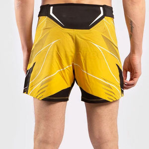 New Arrival Custom Made MMA <b>Shorts</b> for <b>Men</b> Solid Color Sportswear Made of Spandex Wholesale MMA <b>Shorts</b> OEM Service Available - Product Image 2