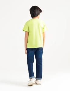Lumineux enfants garçons t-shirt élégant coton confortable tenue décontracté été à la mode quotidien porter haut - Product Image 3