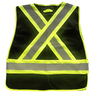 Chaleco de Seguridad Reflectante de Alta Visibilidad, Calidad Premium, ANSI Clase 2, Impermeable, con Luces LED, Multibolsillos, para Construcción y Seguridad - Product Image 3