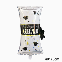 Ballons en aluminium à l'hélium pour la remise des diplômes, en forme de toque, diplôme, hibou, ours, étoile, décorations de fête, impression personnalisée de logo et de couleur, vente en gros