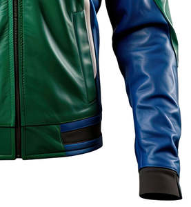 Ensemble de veste de moto avec pantalon, col montant, vintage, à capuche, coupe-vent, imperméable, respirant - Product Image 5