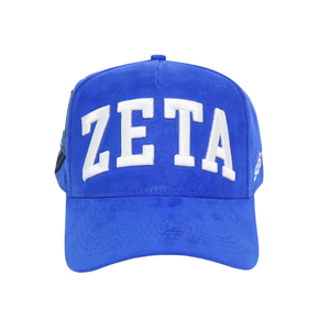 Gorro de Béisbol Zeta Royal Blue Sooo Sweet para Mujer, Gorra Plana Ajustable de Hermandad Griega, Bordado Premium - Product Image 2