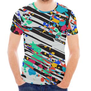 T-shirt à manches courtes décontracté pour hommes de la meilleure qualité sur mesure 100% polyester avec chemise imprimée au gel de silicone - Product Image 6